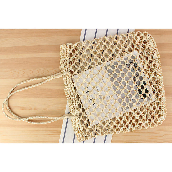 Tote bag made of handcrafted mesh weave Stornfield