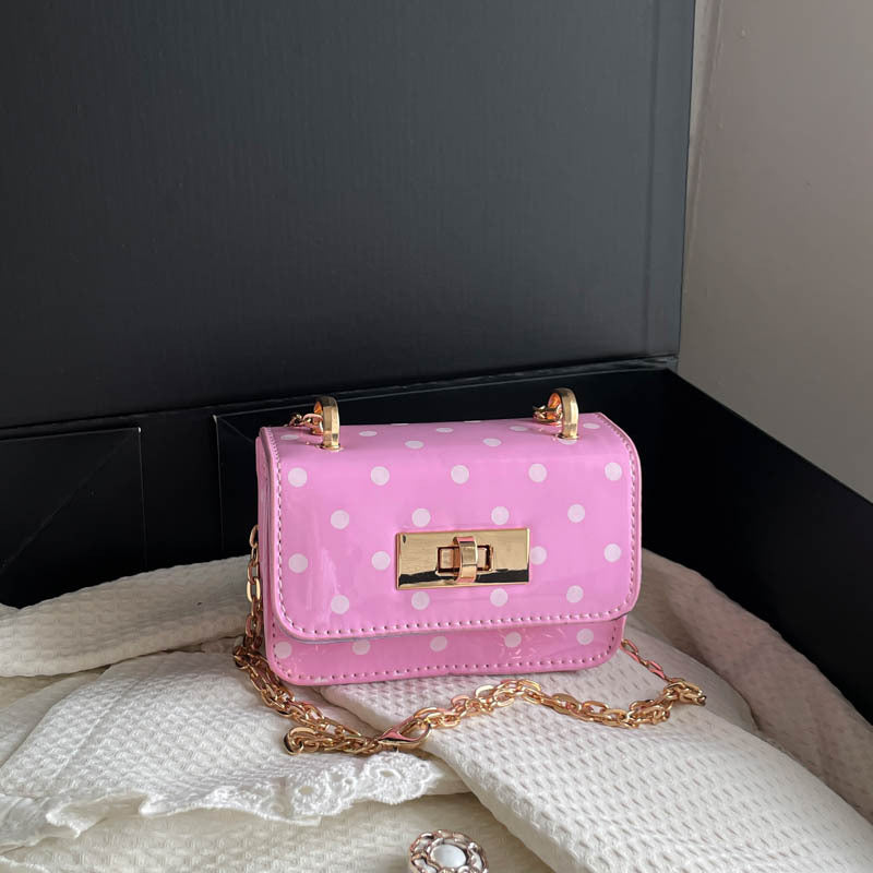 Polka Dot Mini Crossbody Handbag