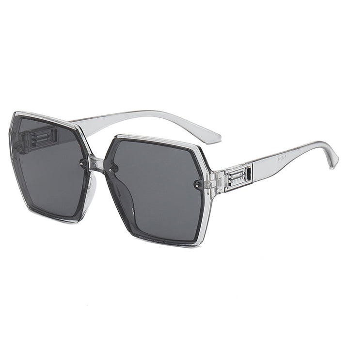 Women's Geometric Oversized Sunglasses with Modern Frame Stornfield