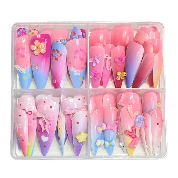 Artistic Themed Press-On Nail Set Stornfield