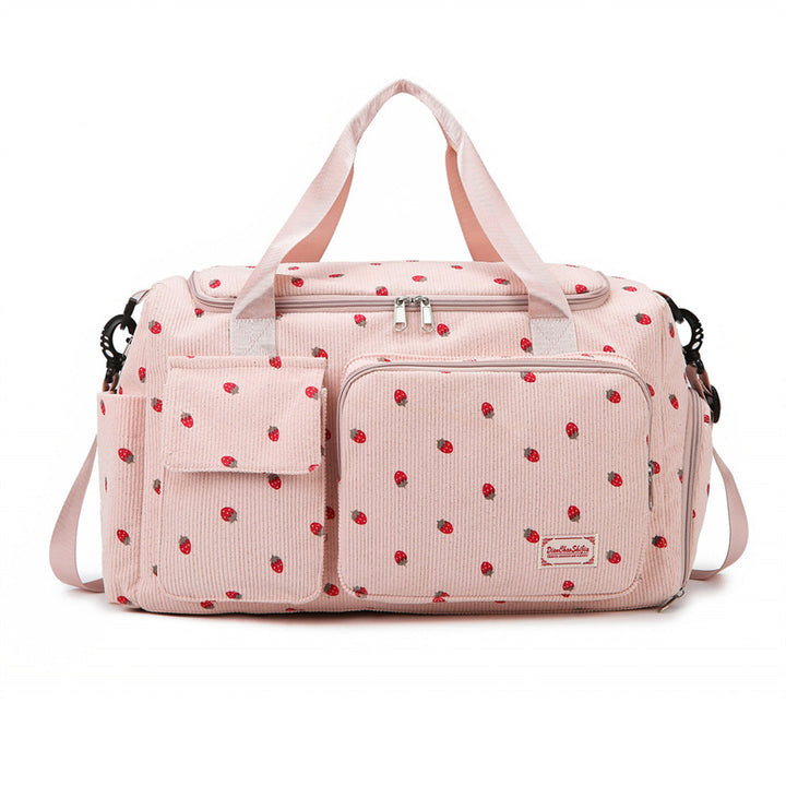 Stylish Corduroy Weekender Duffel