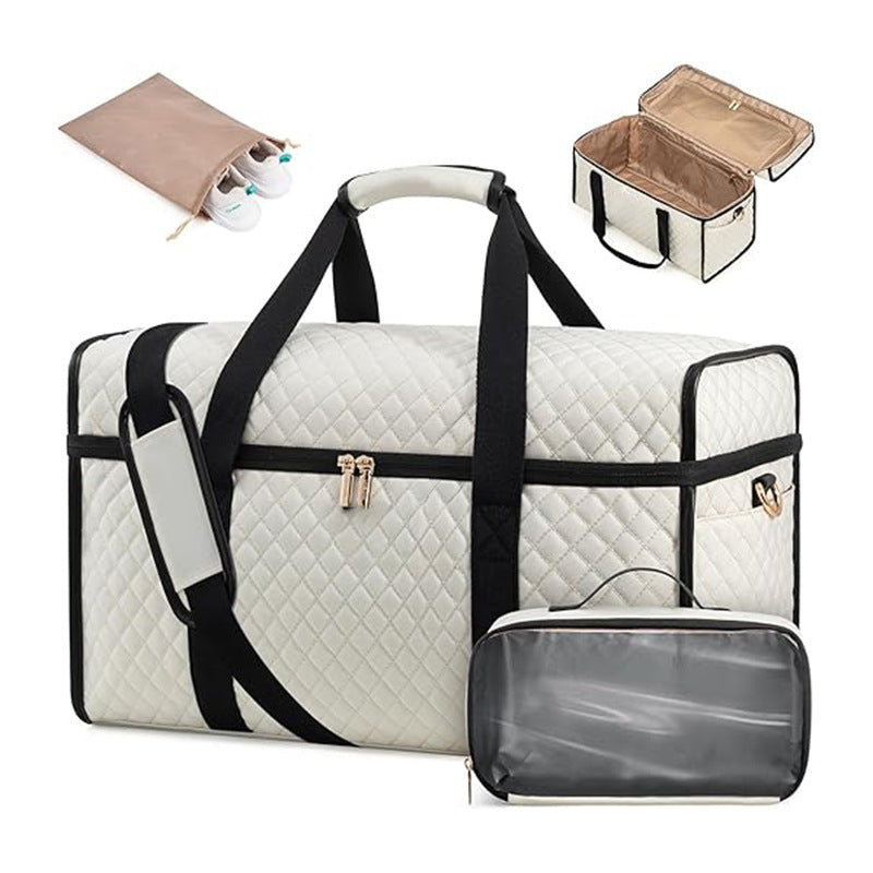 Elegant cosmetic storage bag with removable organizer Stornfield