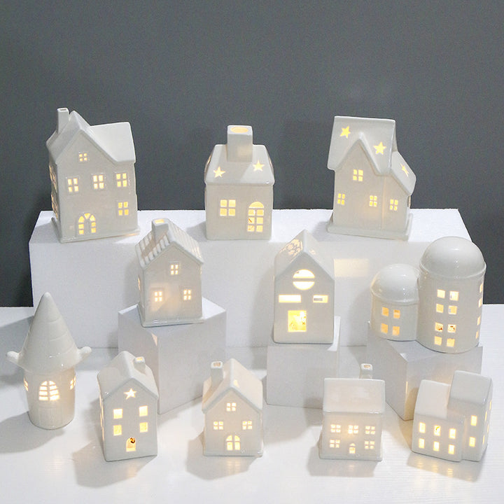 Ceramic House-Shaped Night Light Stornfeild