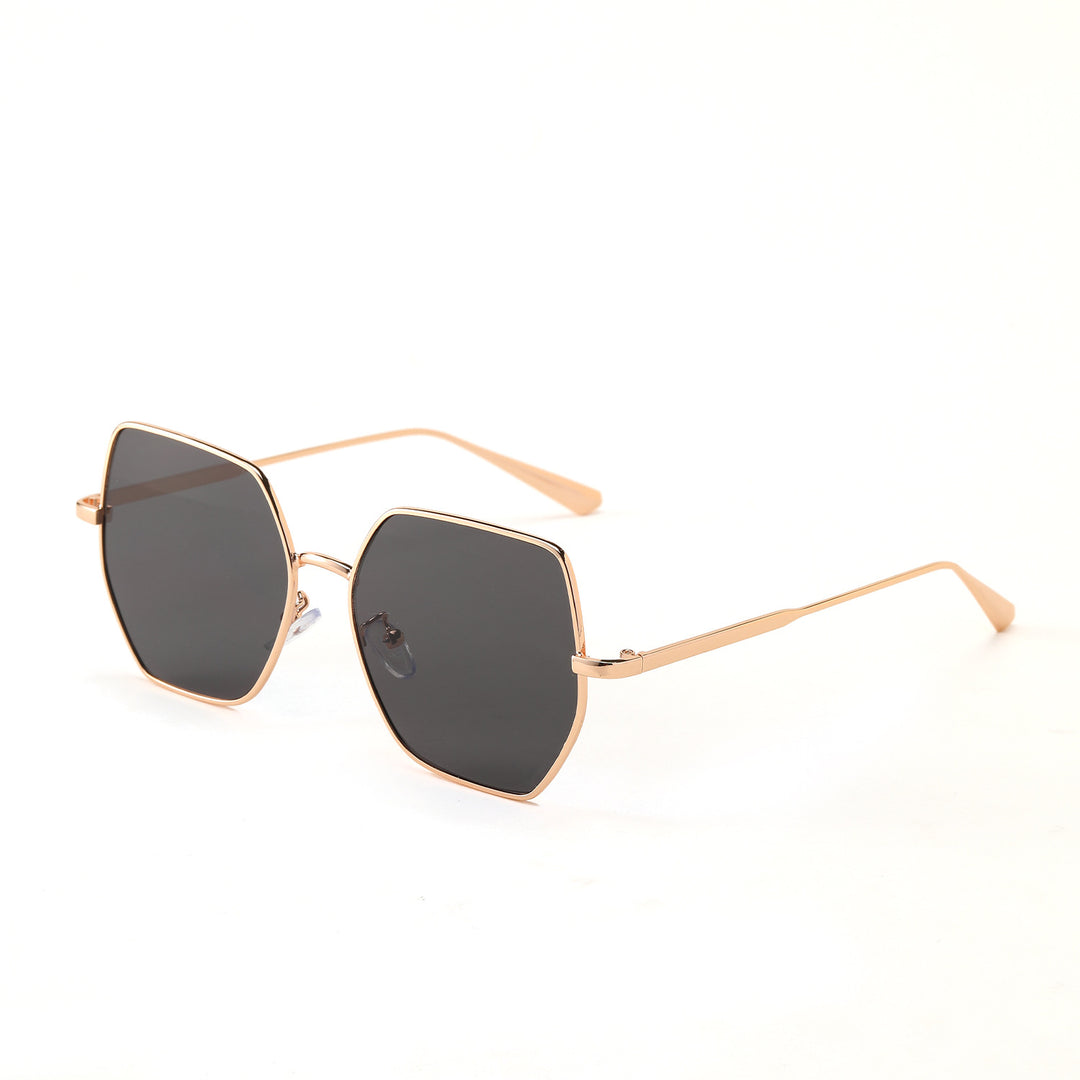Women fashionable hexagonal sunglasses with UV protection Stornfield