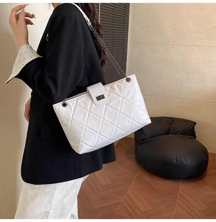 Quilted Elegant Satchel Handbag Stornfield