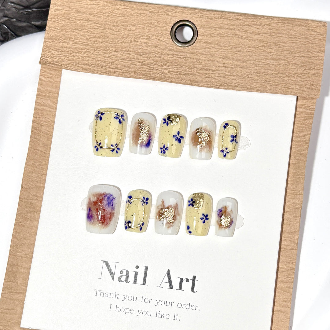 Artistic Press-On Nail Art Set 1790745302