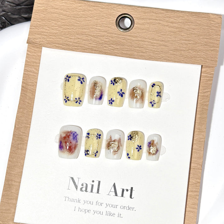 Artistic Press-On Nail Art Set 1790745302