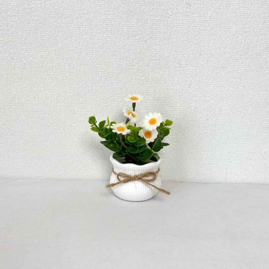 Decorative Potted Flower Arrangement for Indoor Decor
