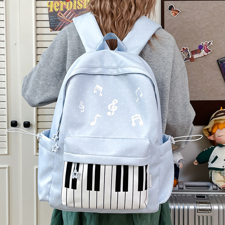 Musical-Themed Graphic Backpack Stornfield