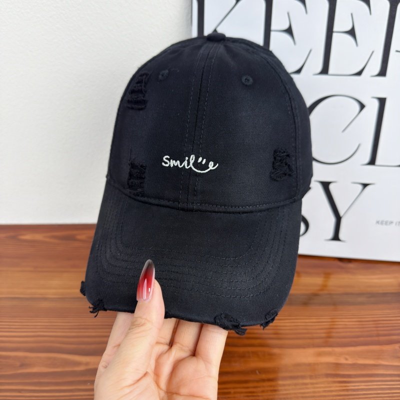 Women's Distressed Cotton Baseball Cap Stornfield 1784270843