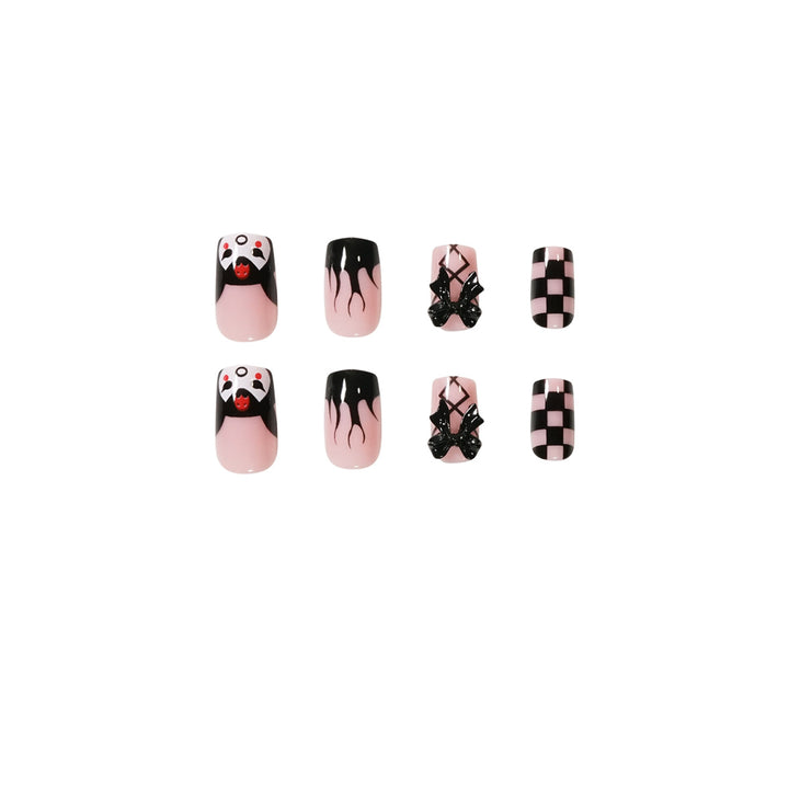 Artistic Nail Extensions with Whimsical Design Stornfield