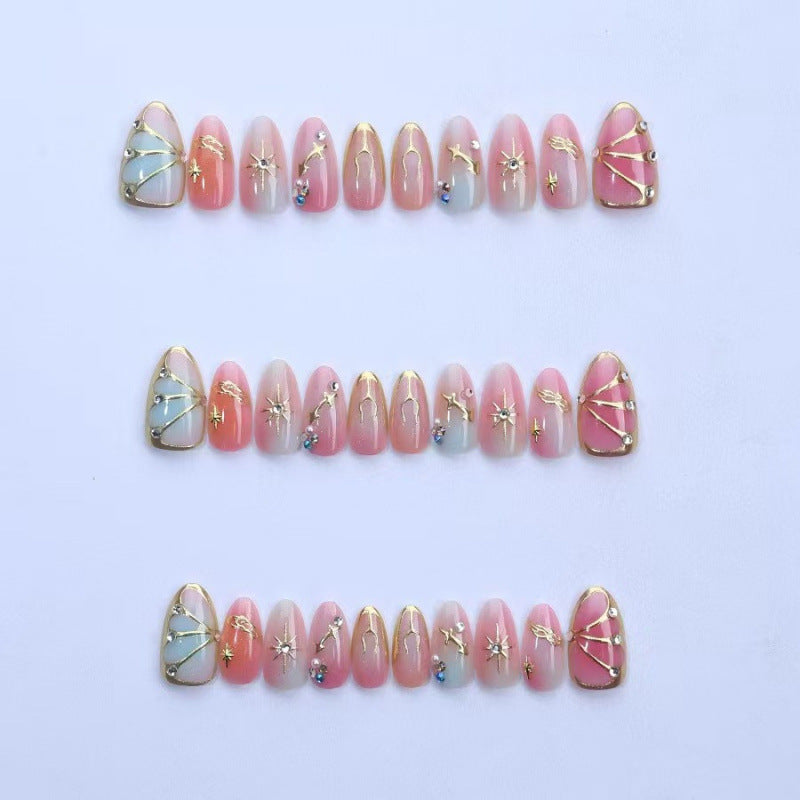 Artistic Decorative Press-On Nail Collection