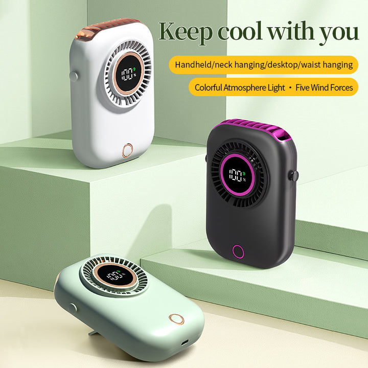 Unisex Portable Digital Hanging Fan Stornfield