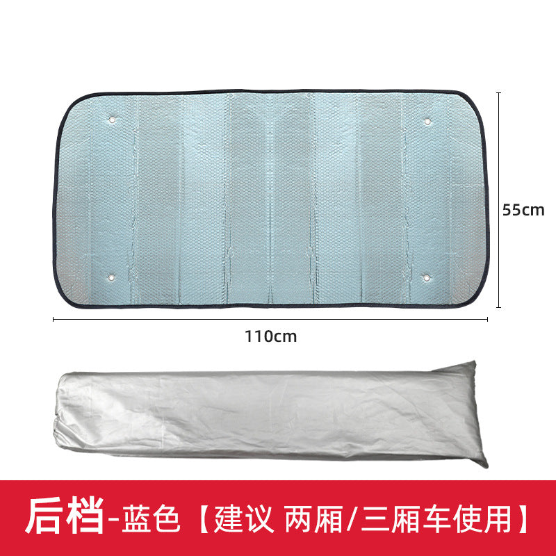 Unisex nan foldable car sunshade with reflective thermal insulation Stornfield
