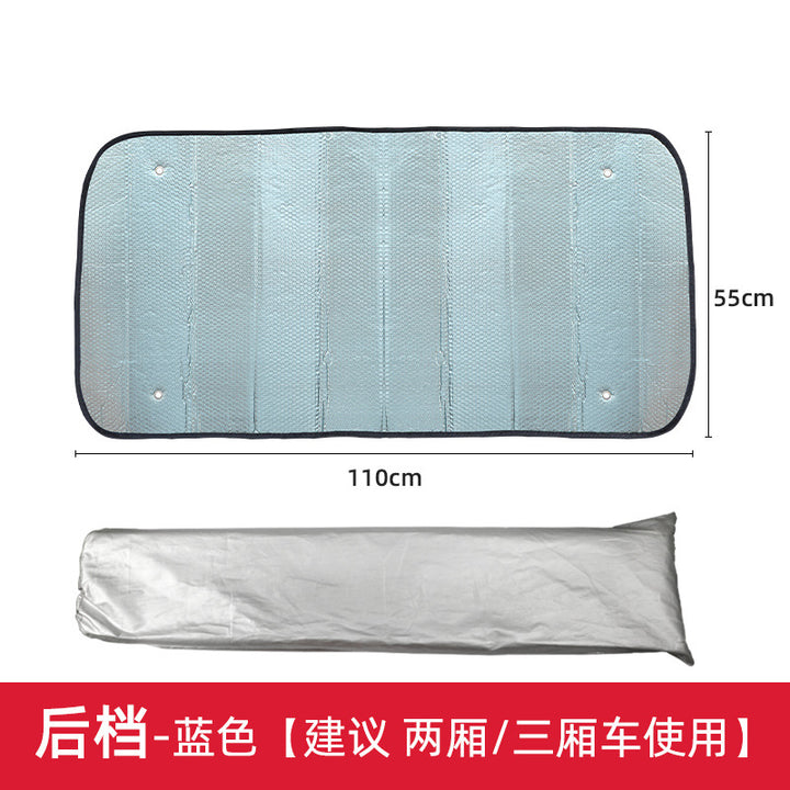 Unisex nan foldable car sunshade with reflective thermal insulation Stornfield