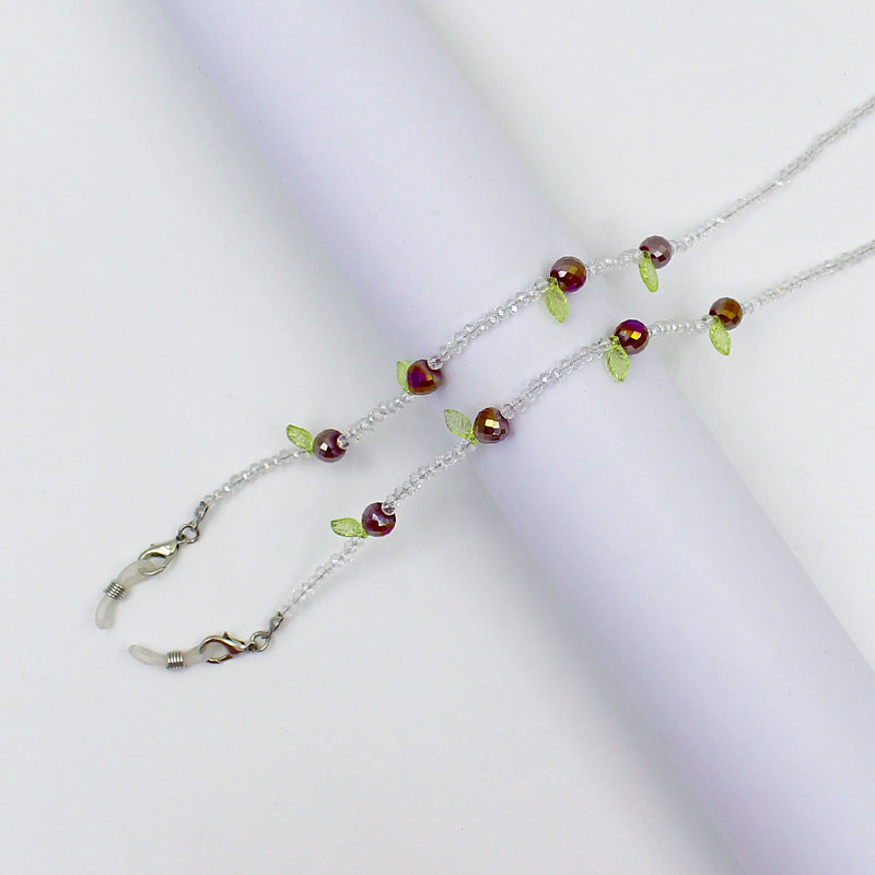 Charming Floral Beaded Eyewear Chain Stornfield