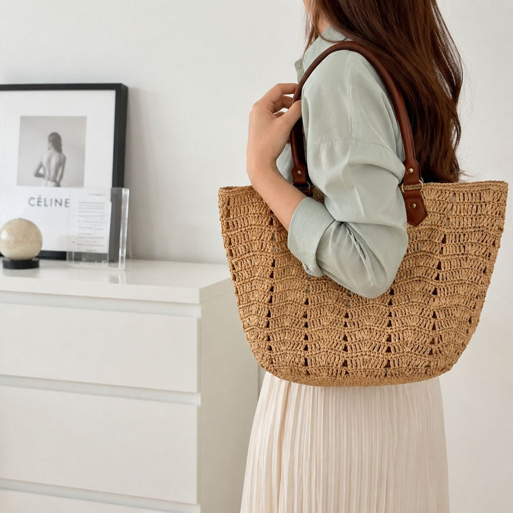 Handbag in Unique Braided Design Stornfield
