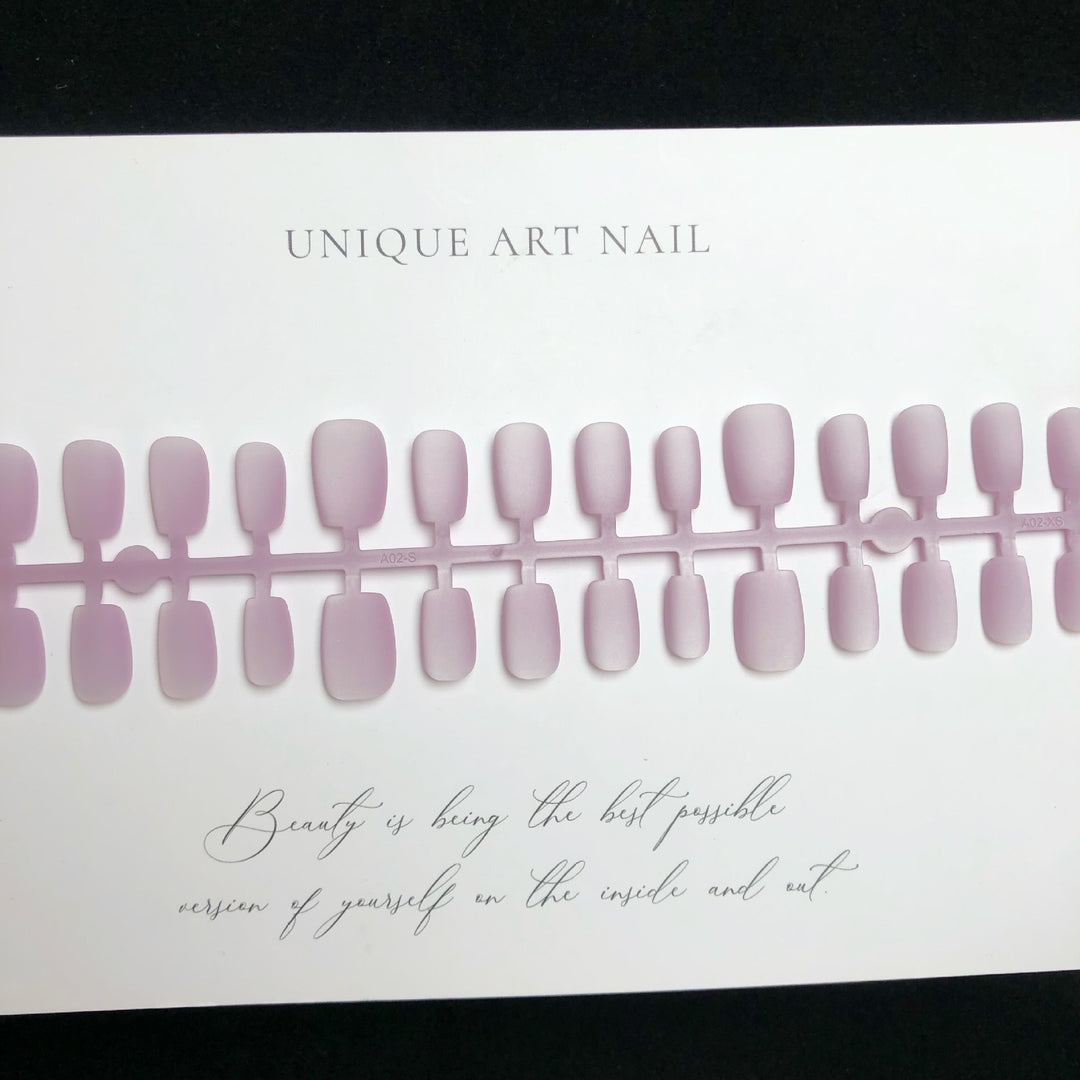 Matte Finish Press-On Nail Set