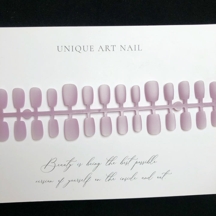Matte Finish Press-On Nail Set