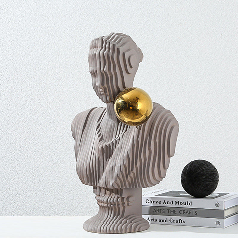 Modern Abstract Bust Sculpture