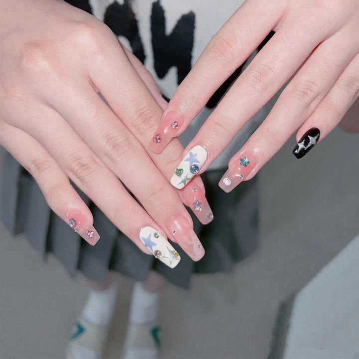 Decorative Press-On Nail Art Set Stornfield