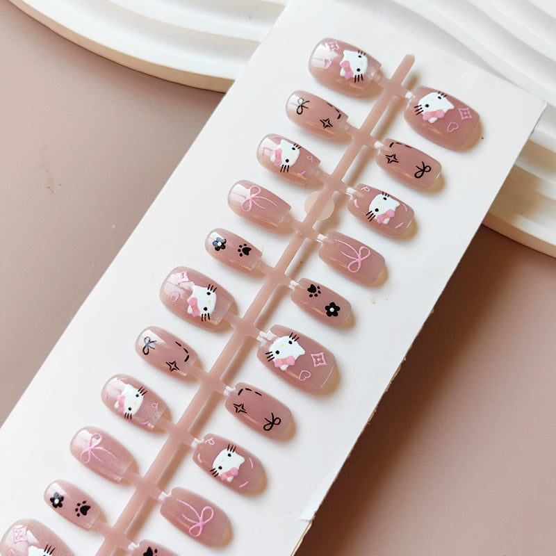 Kawaii Art Fake Nails In Playful Design Stornfield