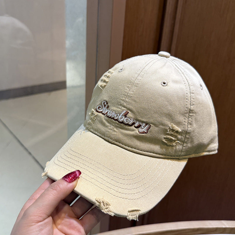 Women's Distressed Cotton Cap Stornfield