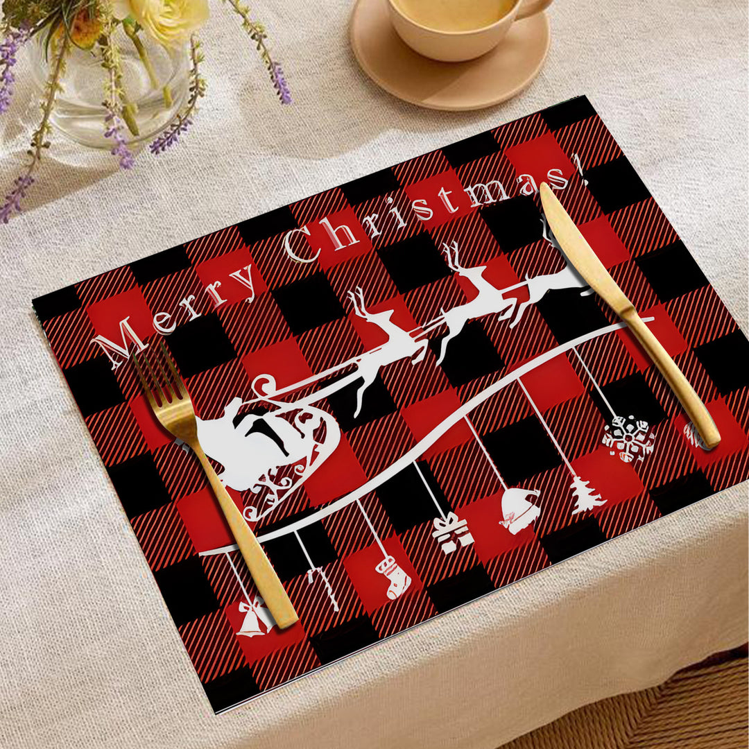 Christmas-Themed Greeting Placemats