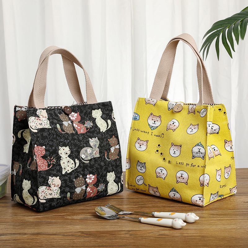 Cute Cat-Themed Storage Tote Stornfield