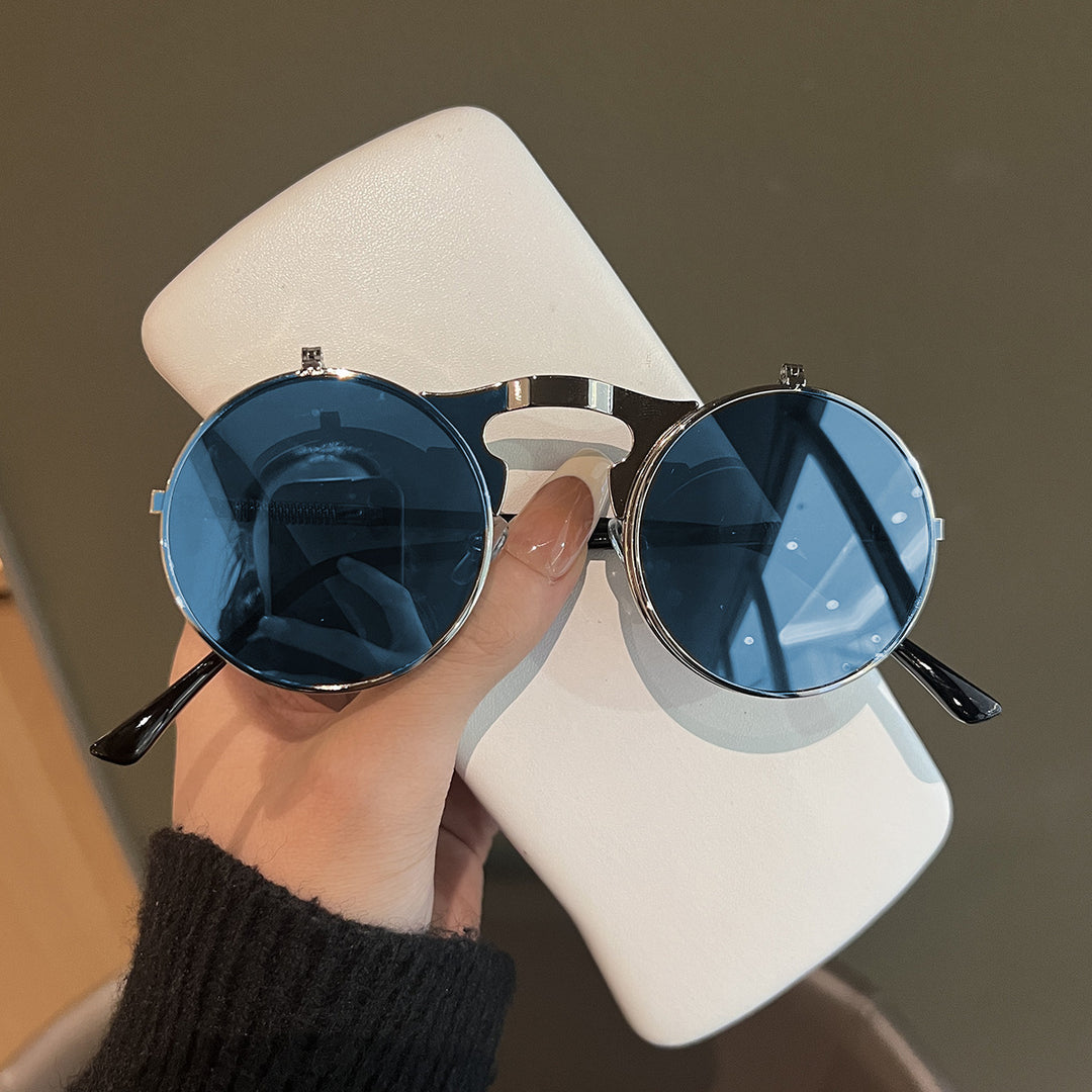 Ladies Round Designer Sunglasses with Innovative Frame Stornfield