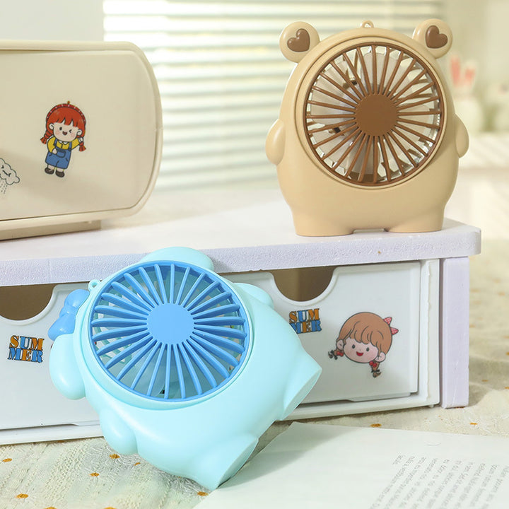 Women’s portable mini fan in playful animal design Stornfield