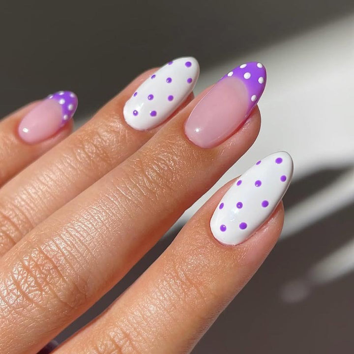 Polka Dot Press-On Nail Art