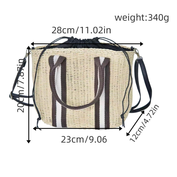 Handmade Crossbody Bag Made of Braided Material with Removable Shoulder Strap Stornfield