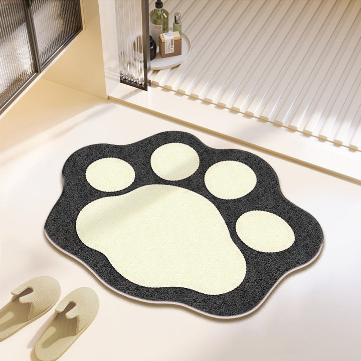 Fun Paw Print Bath Mat Stornfield