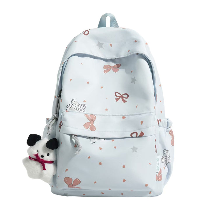 Adorable Bow-Patterned Backpack Stornfield