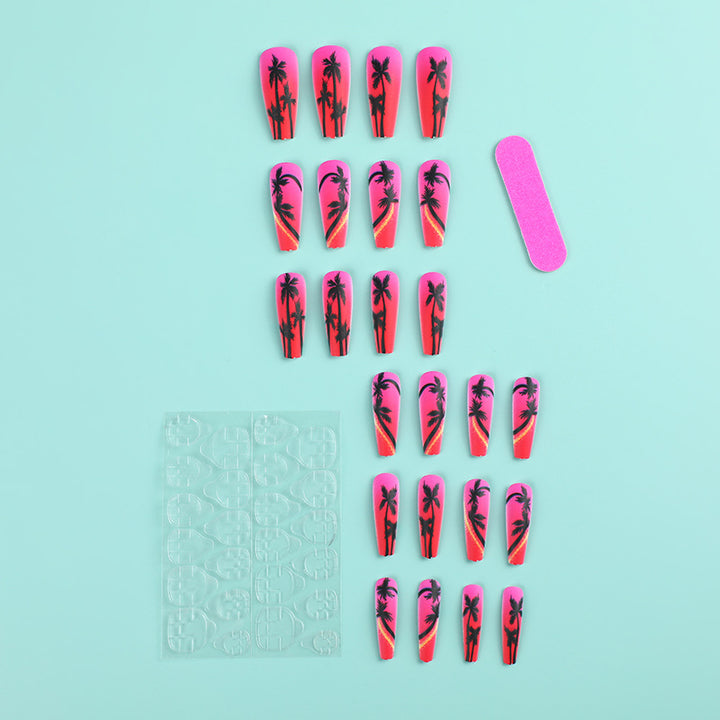 Creative artificial nails in modern palm design Stornfield
