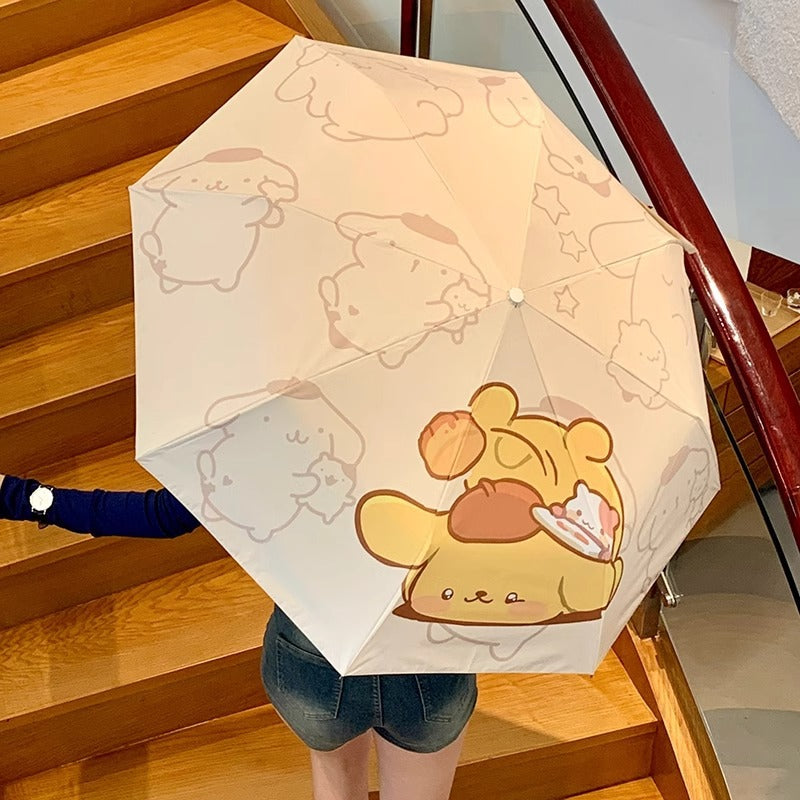 Women Automatic Umbrella with Cute Character Design Stornfield