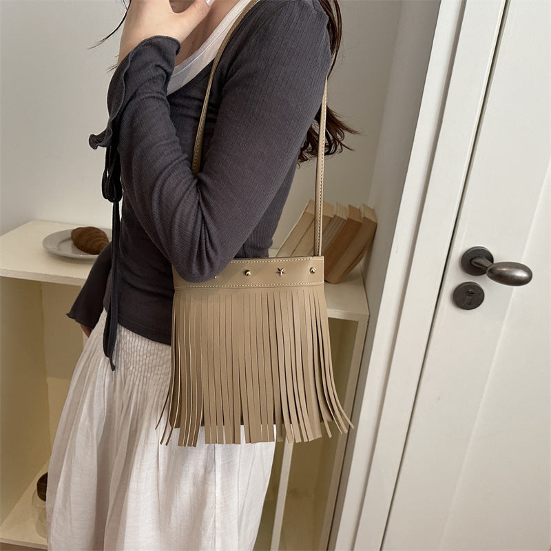 Fringe Crossbody Handbag