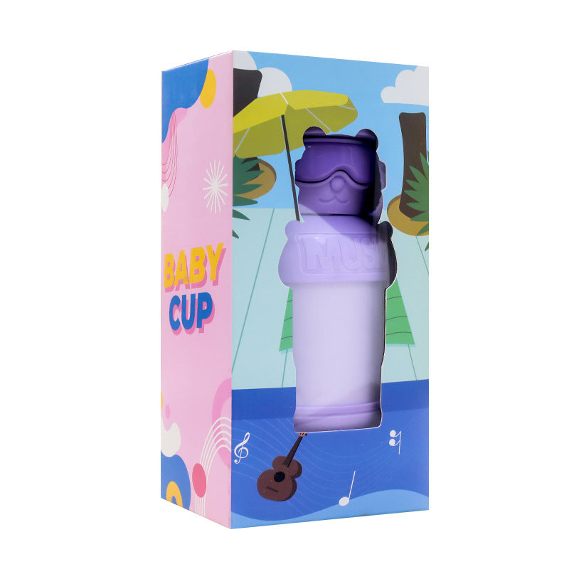 Ladies Insulated Drinking Bottle in Creative Bear Design Stornfield