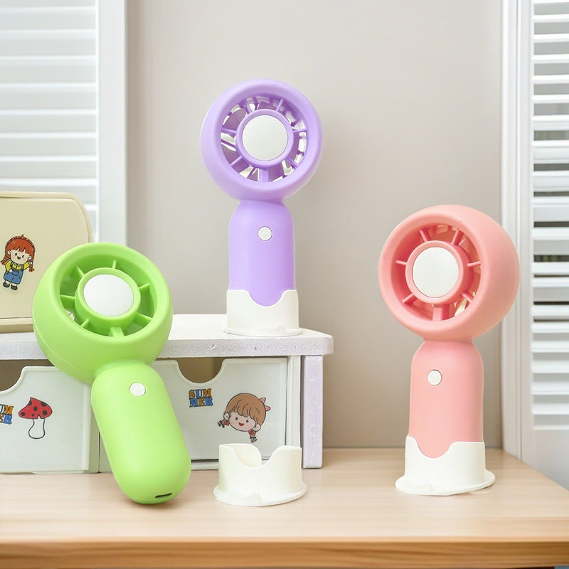 Ladies Portable Handheld Fan with Cute Bear Design Stornfield