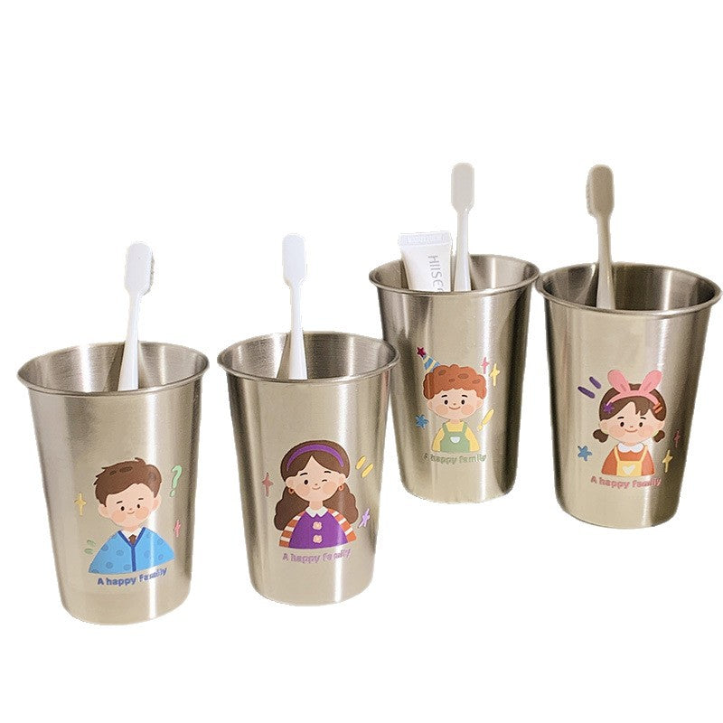 Stainless Steel Toothbrush Holder with Creative Children's Design Stornfield