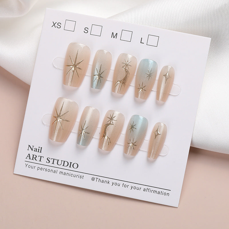 Artistic Press-On Nail Design Stornfield