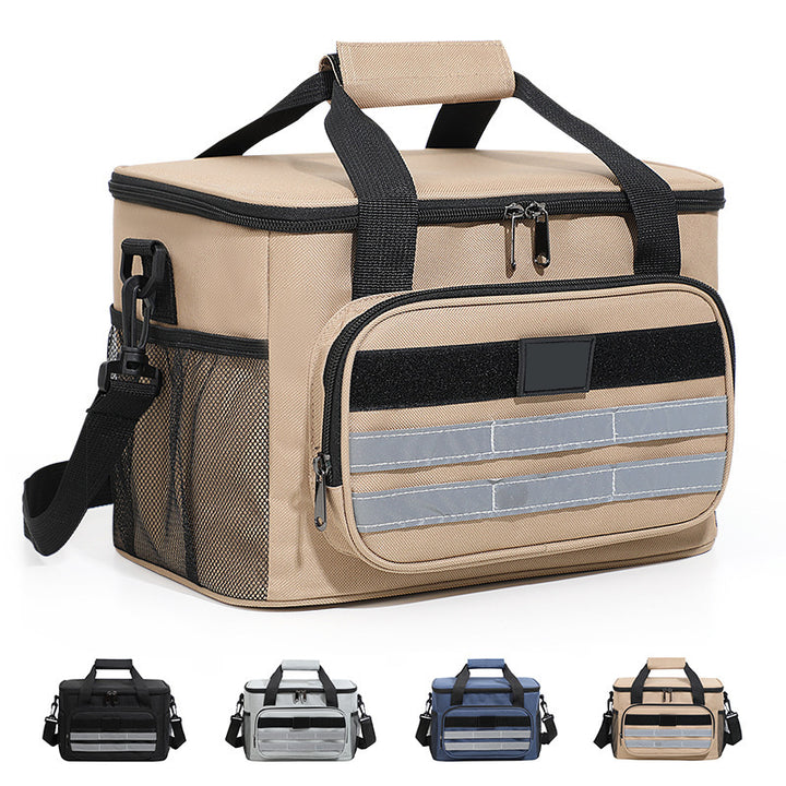 Unisex insulated cooler bag with additional compartments Stornfield