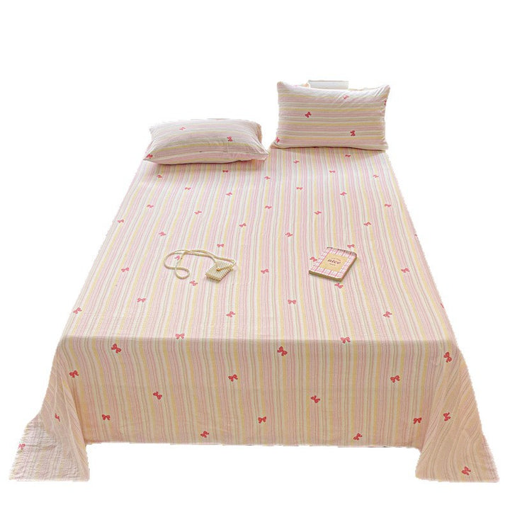 Cartoon-Themed Fitted Bed Sheet Set