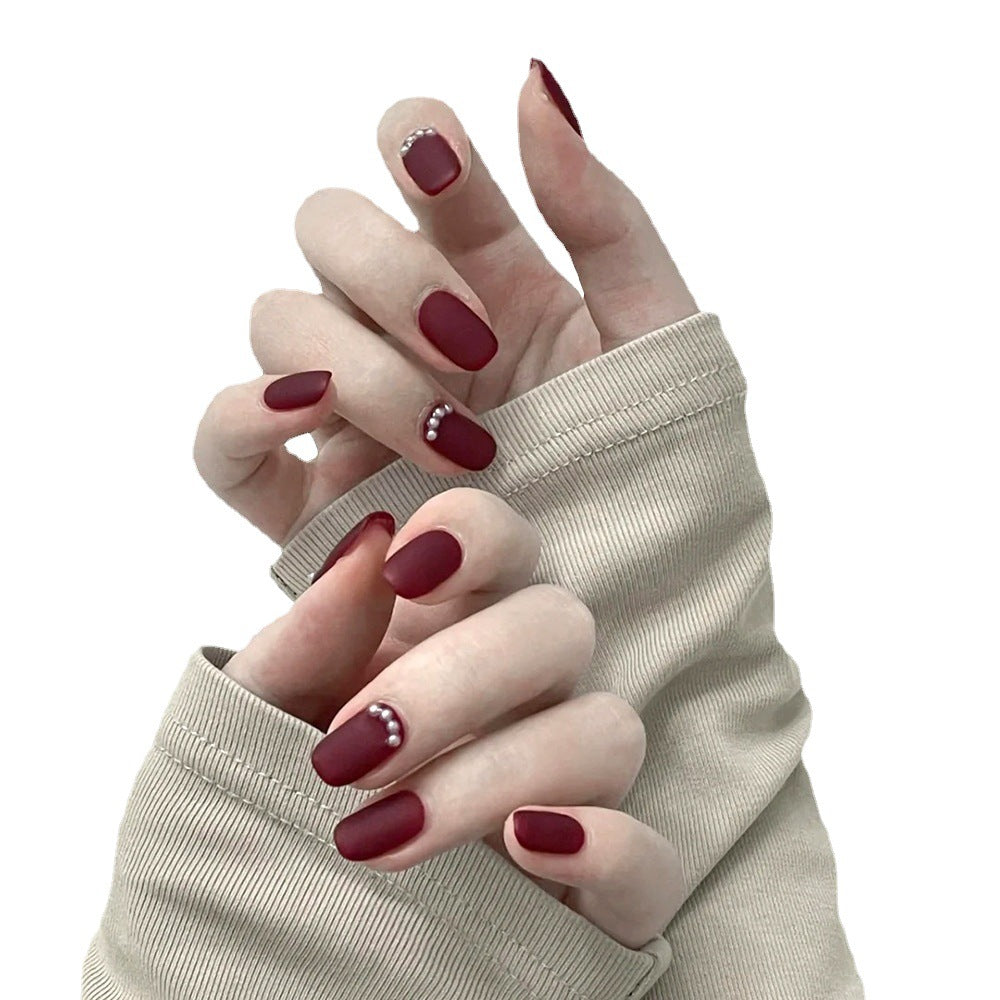 Elegant Matte Press-On Nail Art Stornfield