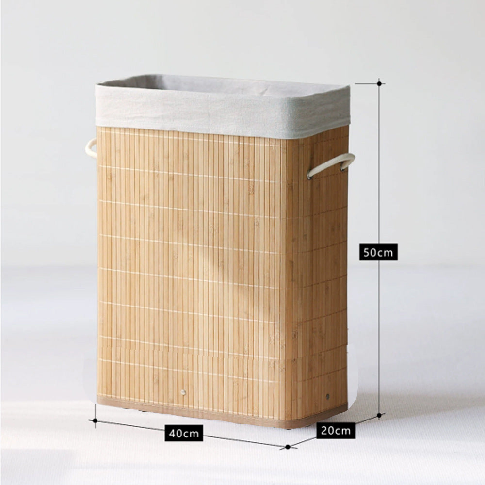 Stylish laundry container with practical lid and carrying handles Stornfield