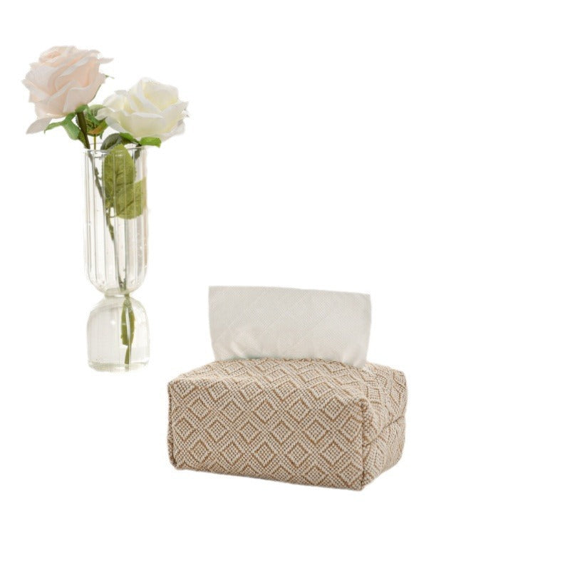 Decorative Textured Tissue Box Cover Stornfield