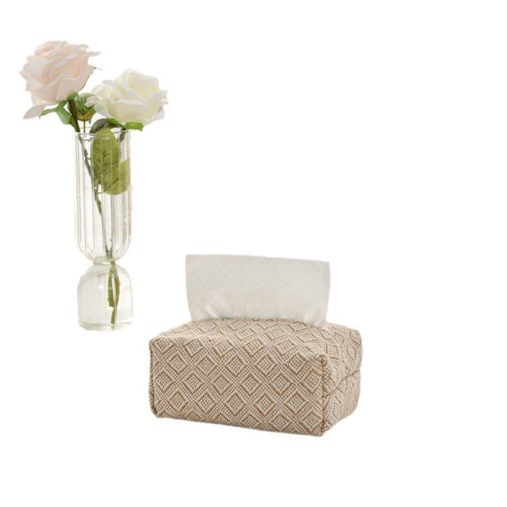 Decorative Textured Tissue Box Cover Stornfield