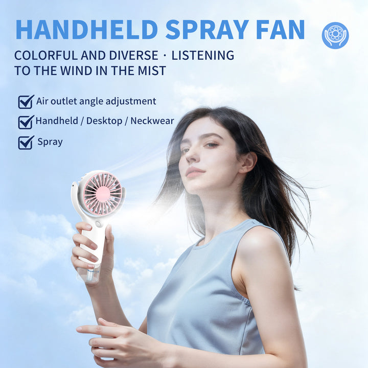 Unisex Portable Rechargeable Handheld Fan Stornfield