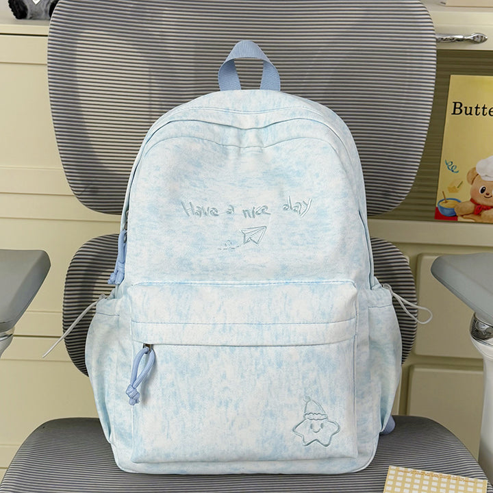 Multi-Functional Emblazoned Casual Backpack Stornfield